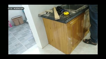 tủ bếp gỗ xoan ta đẹp rẻ các bác có nhu cầu Lh ĐT (0964585873)