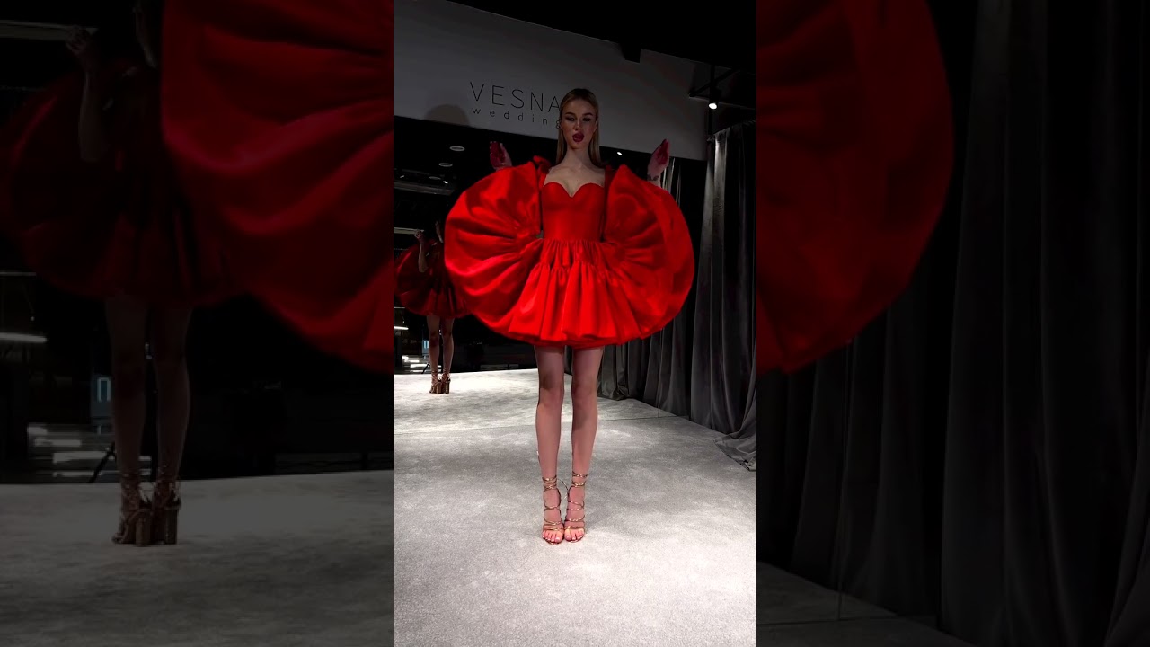 Красное платье для выпускного