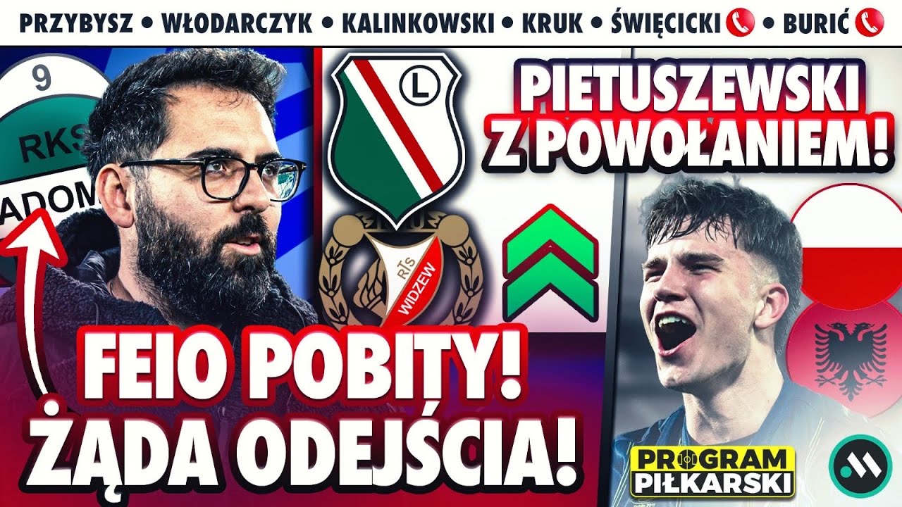 AWANTURA Z FEIO - CHCE ODEJŚĆ Z RADOMIAKA! LEGIA I WIDZEW ŁAPIĄ ODDECH | PIETUSZEWSKI SHOW!