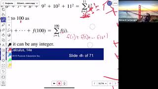 Calculus Lecture 5 2 Sigma Notation and Limits of Finite Sums