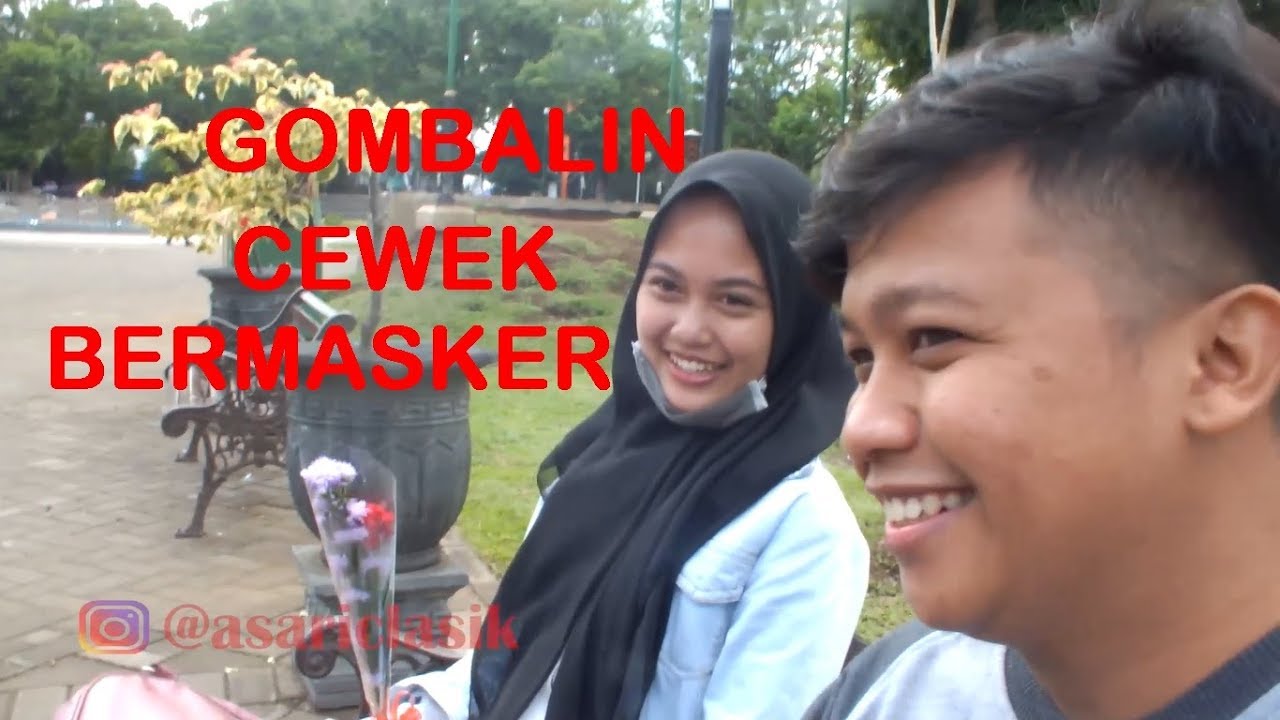 GOMBALIN CEWEK BERMASKER ! WOWWW TERNYATA CANTIK - VlOG INONESIA - YouTube