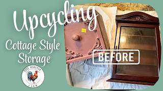 Cottage-Style Sewing Room Storage From Thrift Store TRASH! | Upcycling | Step-By-Step Tutorial
