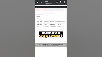 JOSAA Round 6 Result✅ | JOSAA Counselling 2025 Round 6 | CSAB Counselling 2025
