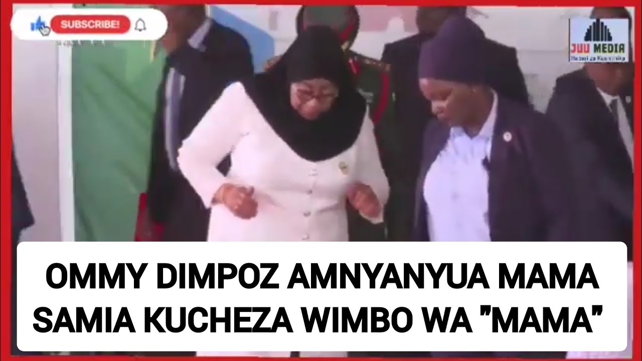 Kumbe Rais Samia Anajua Sana Kucheza Ashindwa Kujizuia Wimbo Wa MAMA Wa Ommy Dimpoz YouTube