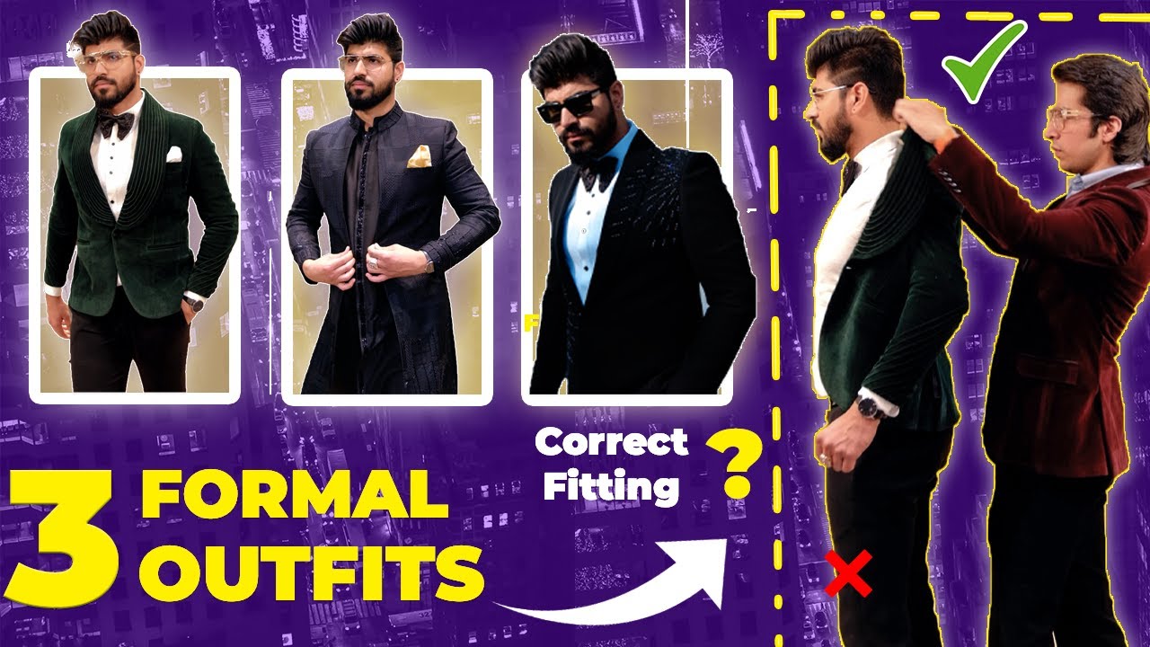 3 Formal Outfits for Men | Suits 101 | Indian Weddings | The Dynamite ...