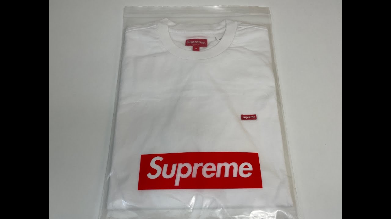 Supreme Small Box Logo L/S Tee Unboxing! - Youtube