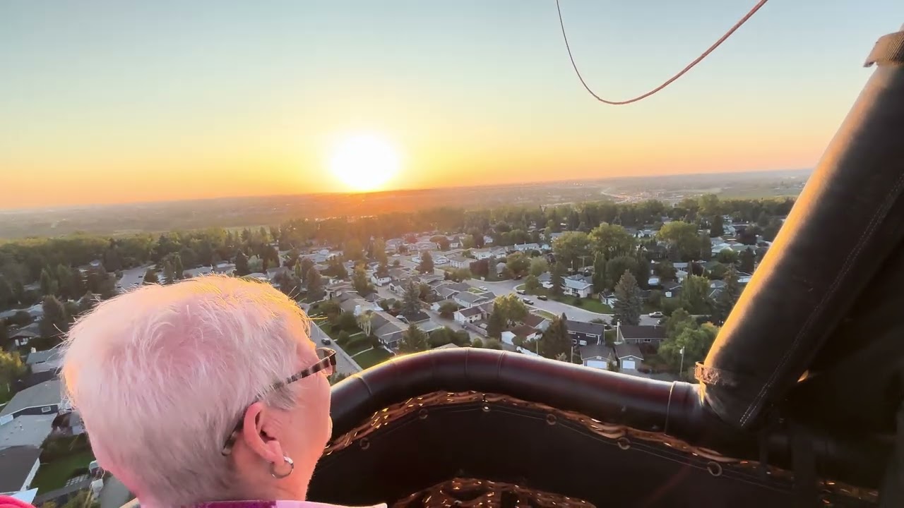Sun Dance Hot Air Balloon Ride over Calgary, Alberta! August 2025!