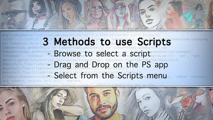 PencilPixels Tutorial How to use Photoshop Scripts