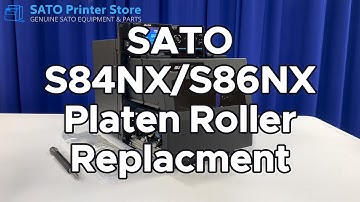 SATO S84NX/S86NX Platen Roller Replacement