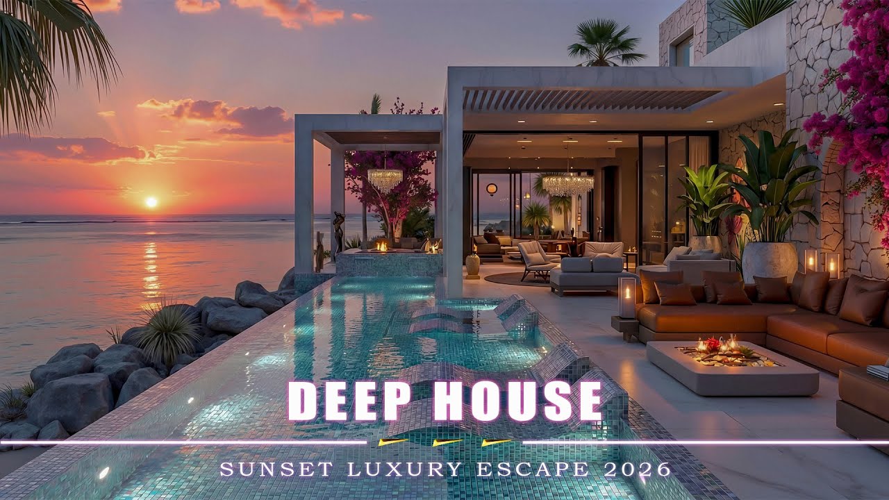 Deep House 2026 | Sunset Luxury Escape – Poolside Melodic Chill