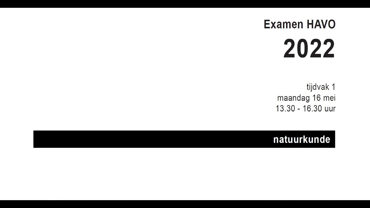 Natuurkunde bespreking Examen HAVO 2022 tijdvak 1 deel 1 - YouTube