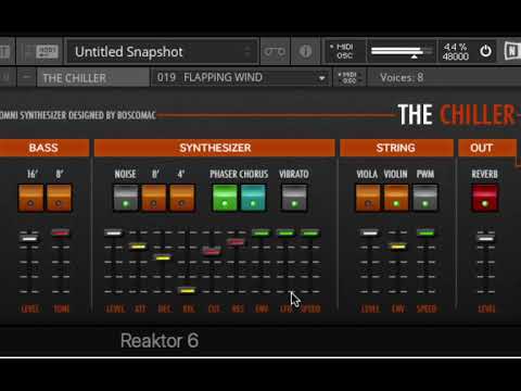 The Chiller - Native Instruments Reaktor Community Library | Free Synth Plugin (2021)