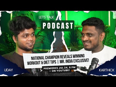 Teaser | From MR. Tamil Nadu to MR. India – Raw Talk with National Champion #fitness #tamilpodcast