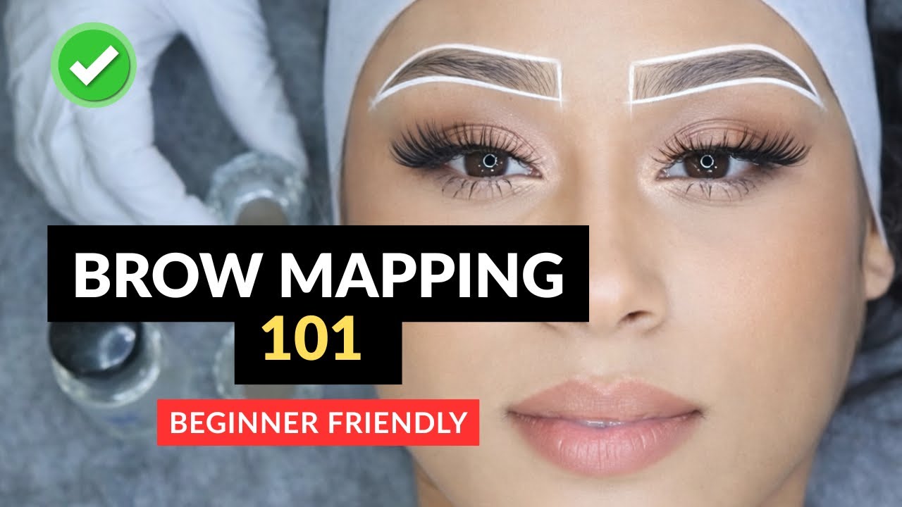 How to Map Eyebrows Step by Step | Brow Mapping & Henna Tutorial - YouTube