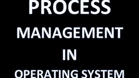 Process Management || Lecture 17 || 2nd Year Computer Science || Mubarik Siddique
