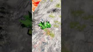 Cartoon Characters vs Giant Lava Pit -- BeamNG.Drive #beamng #shorts #automobile #usa #viral #india