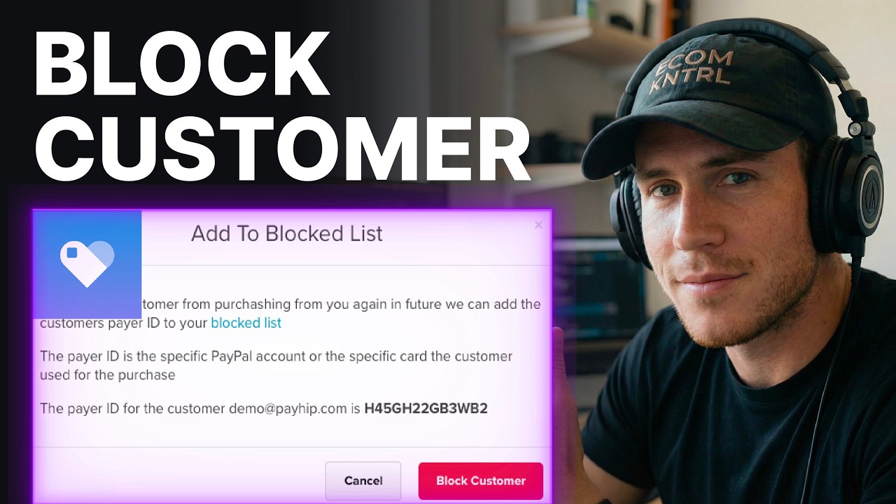 How To Block A Customer On Payhip (2026) | Customer Management - YouTube