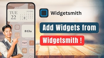 How to Add Widgets from Widgetsmith !