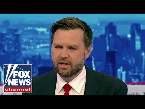 JD Vance: It's HYSTERICAL Kamala Harris claims to be a change from policies she's 'rubber stamped'