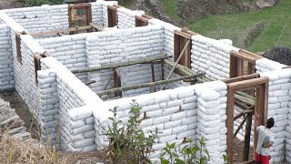 INGENIOUS Earthbag Construction. - Building Bag House Inveitons.