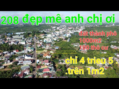 Video đất sào giá rẻ ơ bảo lộc. thành phô bảo lộc 1000m2 - youtube