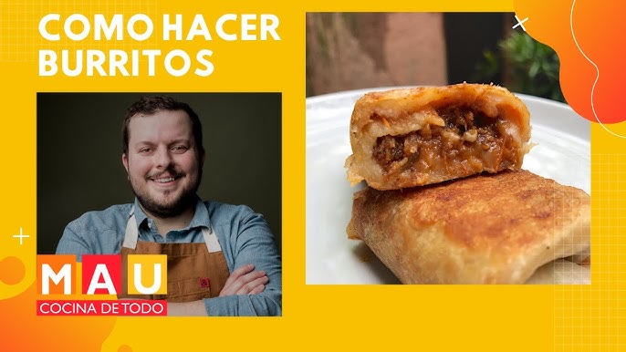 Receta de CHIMICHANGA mexicana, ¡burritos fritos! - PequeRecetas