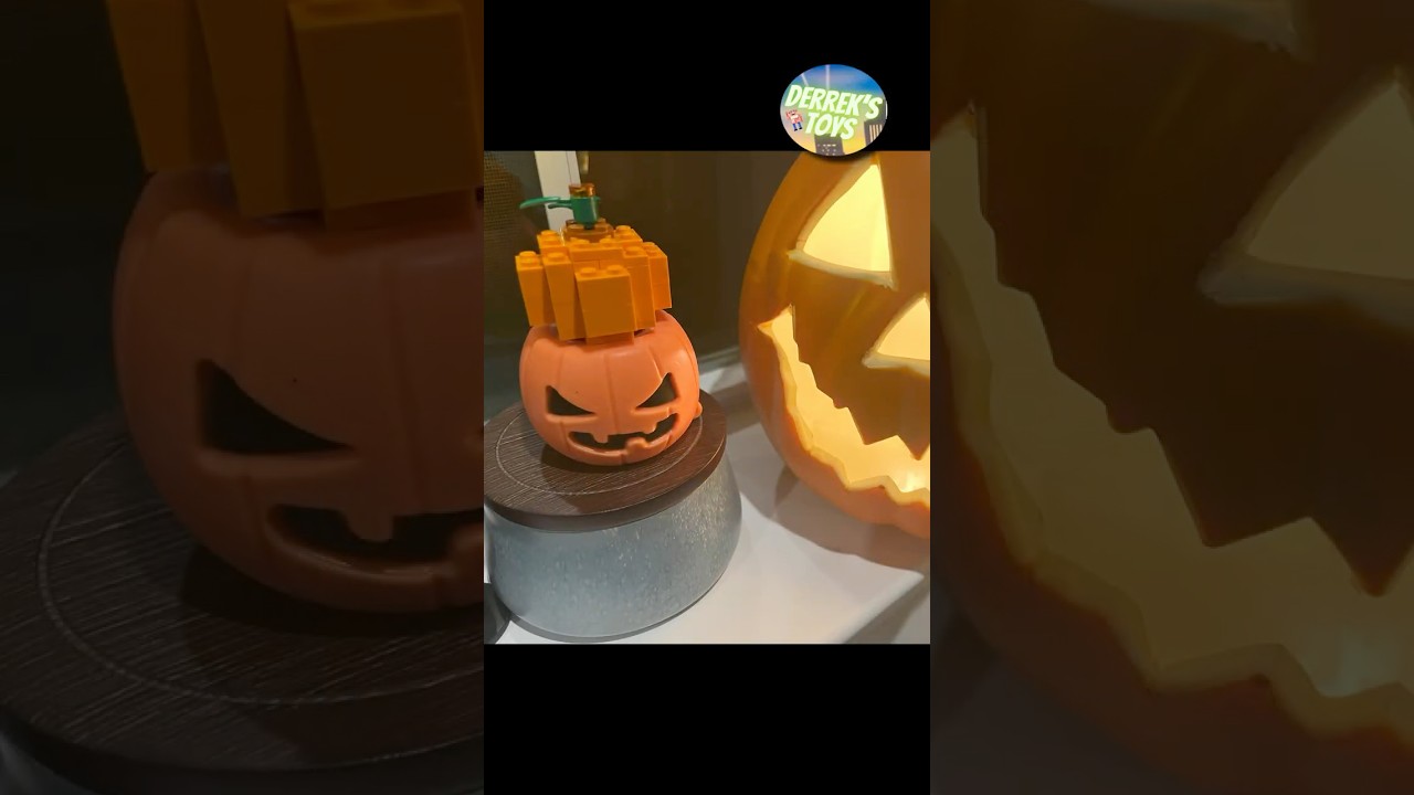 Let's Build a LEGO Pumpkin Halloween Decoration! 