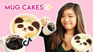 How to Make Mug Cakes!! ✨ Viral Oreo TikTok and Kawaii Panda