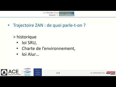 Rendez-Vous Experts Opérations Immobilières : Dans les détails des décrets ZAN