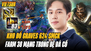 (Vietsub)Mõm Vương Zhangjiawen Farm Mạng Trong Bệ Đá Cổ Với Graves 600AD Sát Thương Siêu Lỗi