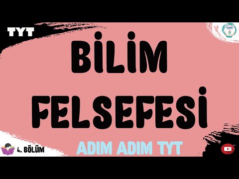 2024 TYT Felsefe 4. Bölüm  | Bilim Felsefesi | Adım Adım TYT