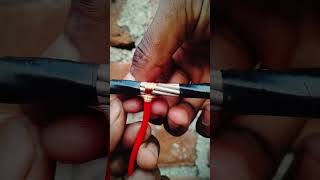 How To Tape Electrical Wires Safely | Amazing Insulation Method |#shortvideo #tape #wire #electric