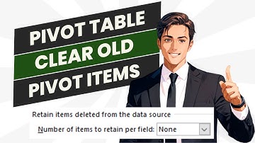 How to Remove Old Items from a Pivot Table Filter in Excel