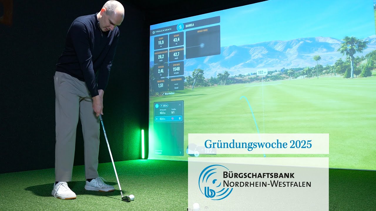 Gründungswoche 2025: Vorstellung Ruff Indoor Golf | Bürgschaftsbank NRW