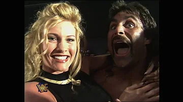 Wildman Marc Mero's debut match on Raw vs Isaac Yankem. Sable dumps Triple H for Mero! (WWF)