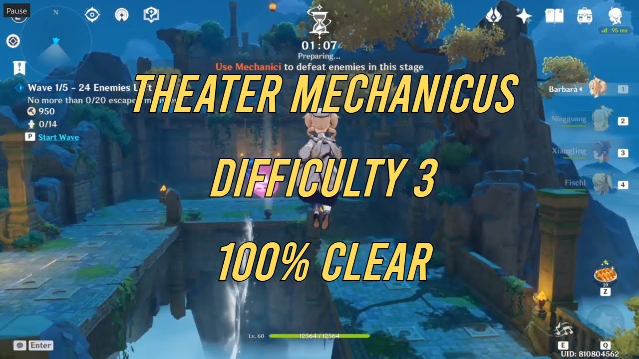 DIFFICULTY 3 100% CLEAR THEATER MECHANICUS GUIDE - GENSHIN IMPACT