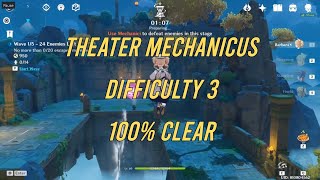 DIFFICULTY 3 100% CLEAR THEATER MECHANICUS GUIDE - GENSHIN IMPACT