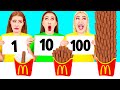 100個重ねフードチャレンジ | 面白い食べ物チャレンジ Fun Fun Challenge