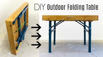 Outdoor Folding Table | How to Build