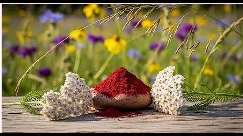 🌿 Nature’s Bandage: Stop Minor Bleeding Fast with Yarrow Powder!