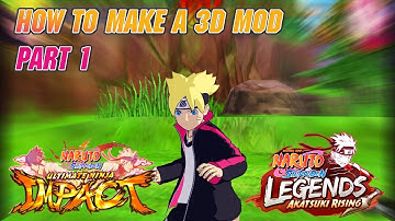 How to make a 3d mod for Naruto Shippuden: Ultimate Ninja Impact: Part 1: The Basics [Tutorial]
