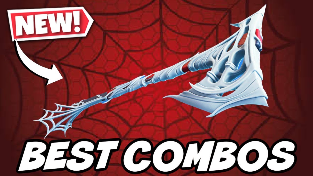 BEST COMBOS FOR *NEW* WEB SLICER PICKAXE (SPIDER-MAN ZERO BUNDLE)! - Fortnite