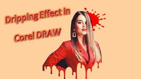 Dripping effect | Splatter effect | Corel Draw editing tutorial || Ghouri Graphics