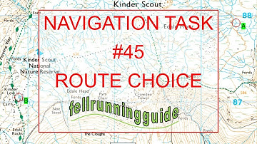 Navigation Task 45 #mapreading #peakdistrict #contourlines