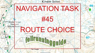 Navigation Task 45 #mapreading #peakdistrict #contourlines