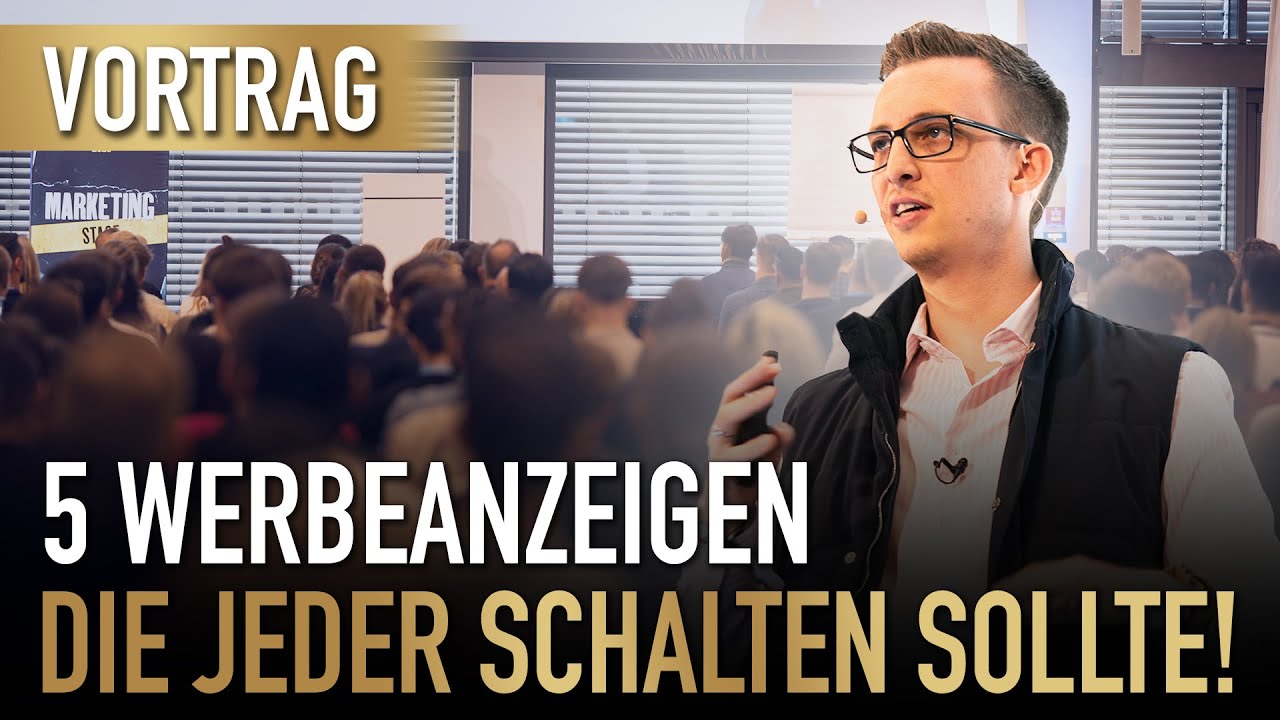 5 No-Brainer-Werbeanzeigen, die JEDER schalten sollte! (Andreas Baulig Founder Summit 2025)