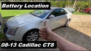 Battery Location Cadillac CTS 08 09 10 11 12 13 2008 2009 2010 2011 2012 2013