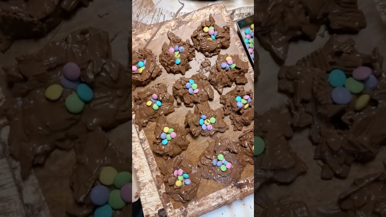 How we make our Chocolate Covered Potato Chip Nests! 🪺🐣🍫