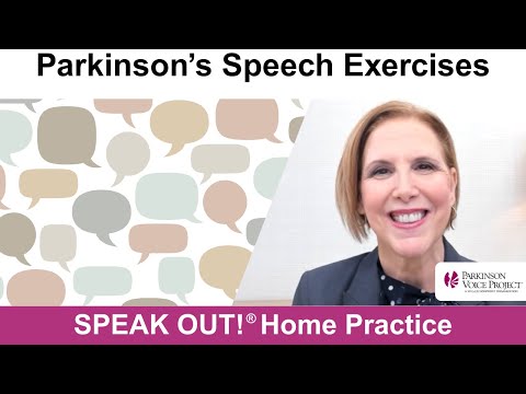 Parkinson’s Speech Exercises: PROSODY WITH INTENT