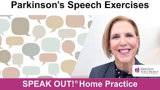 Parkinson’s Speech Exercises: PROSODY WITH INTENT